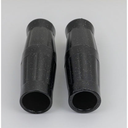 2FastMoto Coke Bottle Style Grips Black W/Metal Flakes 1" Handlebars Motorcycle ry01-034_938692