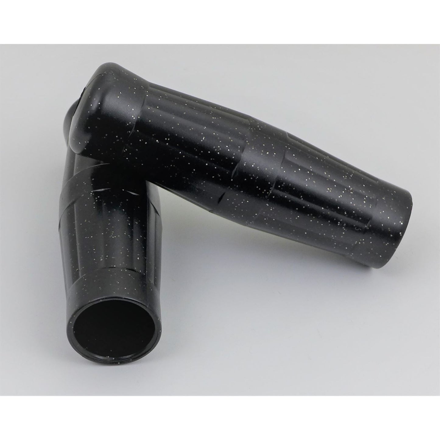 2FastMoto Coke Bottle Style Grips Black W/Metal Flakes 1" Handlebars Motorcycle ry01-034_938696
