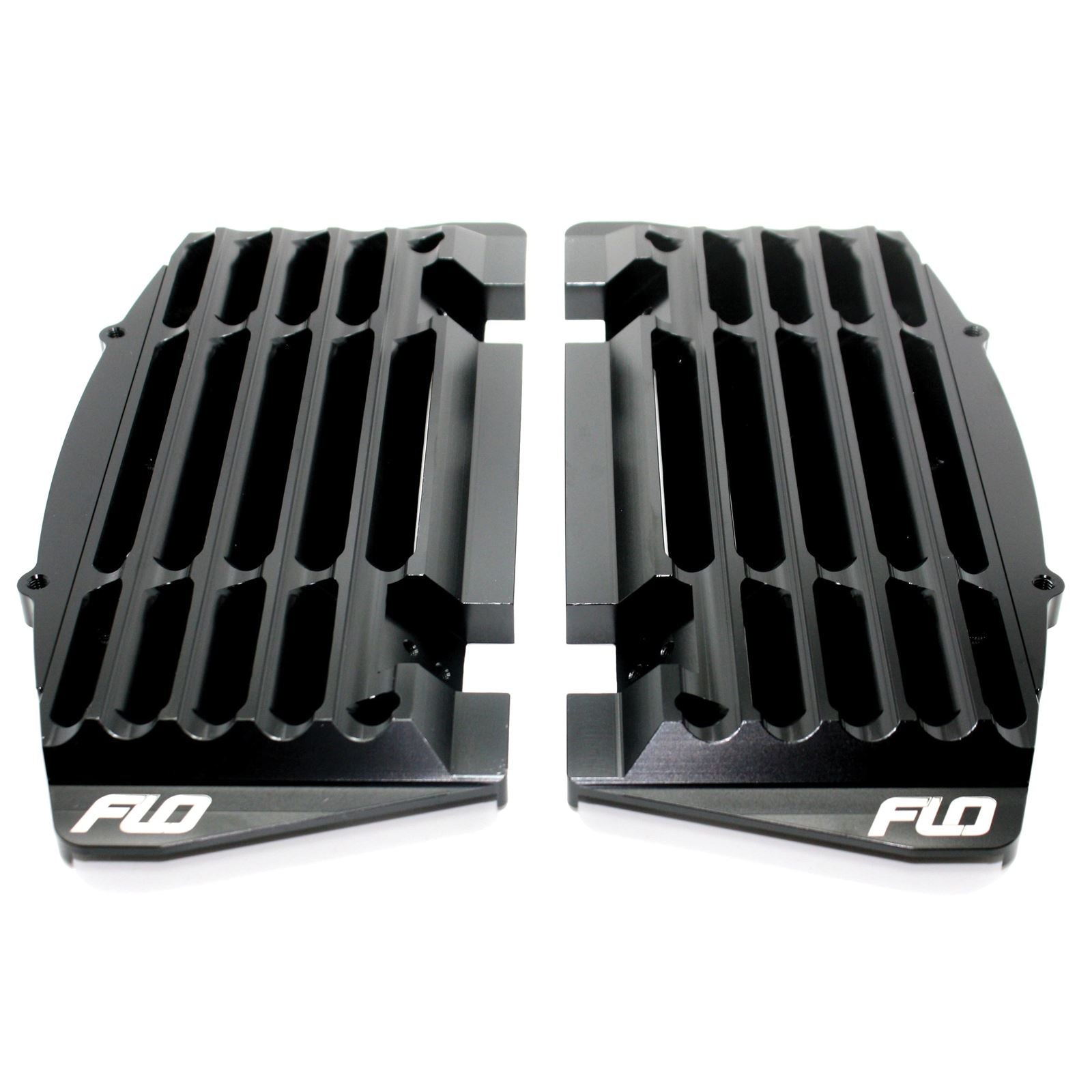 Flo Motorsports High Flow Radiator Braces Black [MPN: FLO 753BLK]_66982
