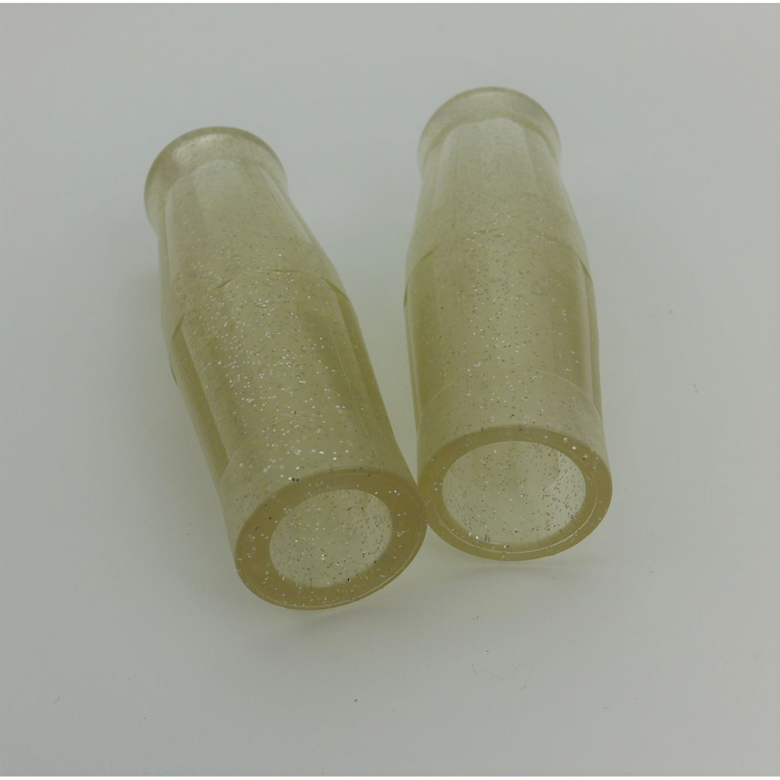 2FastMoto Clear Glitter Coke Bottle Grips for 7/8" Bars ry01-034 - 756b5f14-930_892319