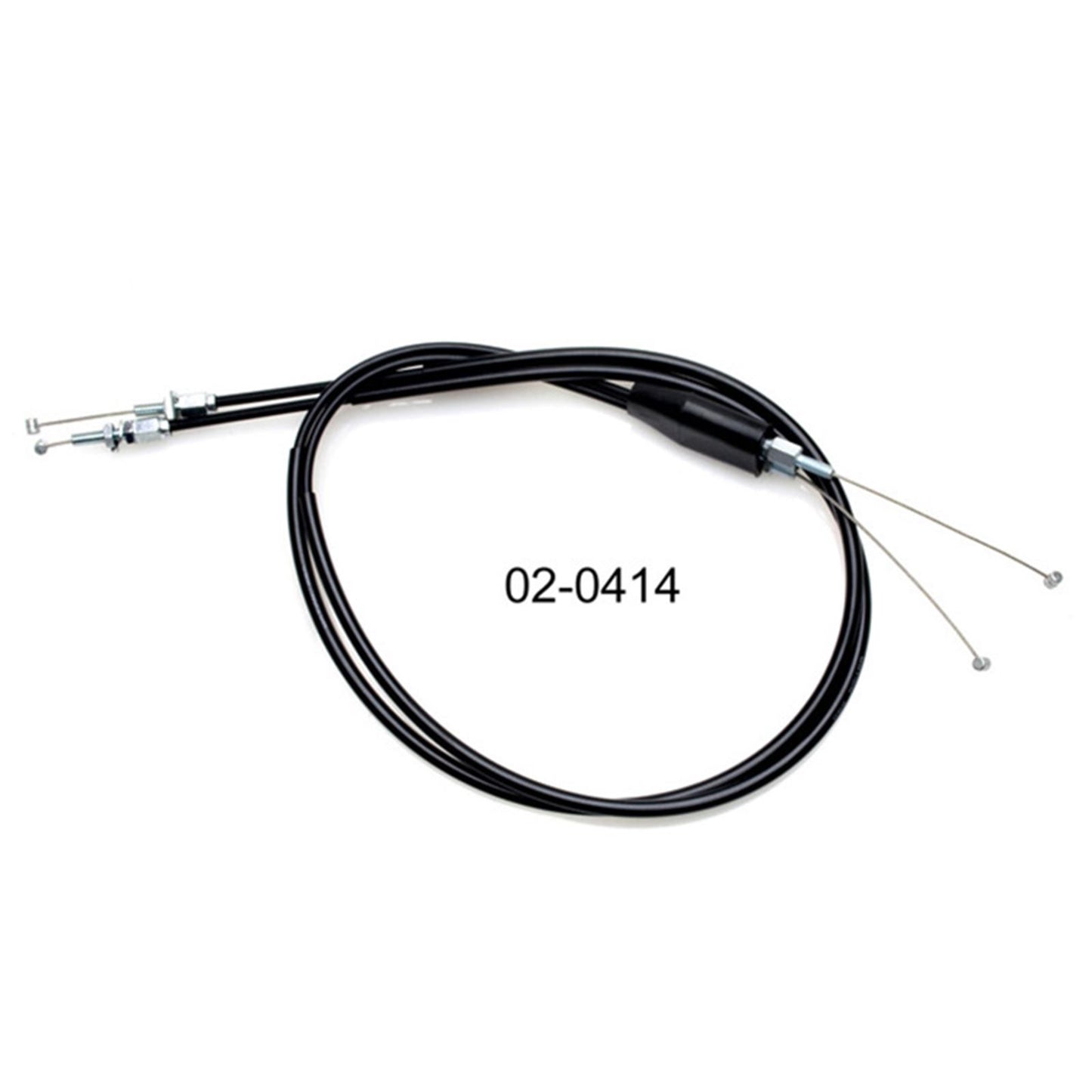 Motion Pro Black Vinyl Throttle Push-Pull Cable Set 02-0414_557656