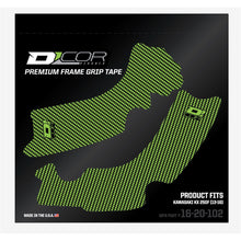 D'Cor Frame Grip Guard Decal Green/Black [MPN: 16-20-102]_67066