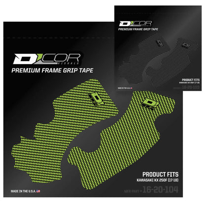 D'Cor Frame Grip Guard Decal Green/Black [MPN: 16-20-104]_67068
