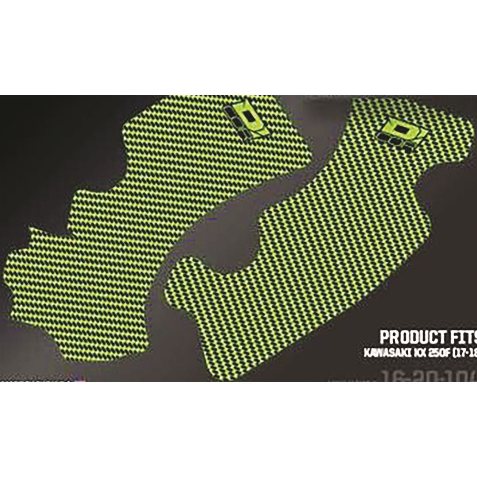 D'Cor Frame Grip Guard Decal Green/Black [MPN: 16-20-104]_67069