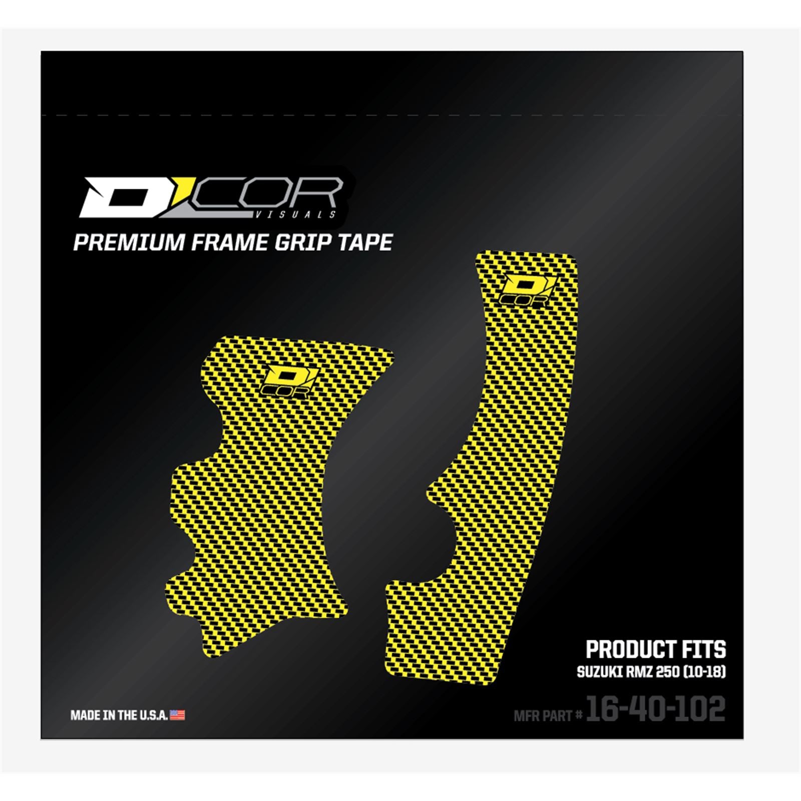 D'Cor Frame Grip Guard Decal Yellow [MPN: 16-40-102]_67078