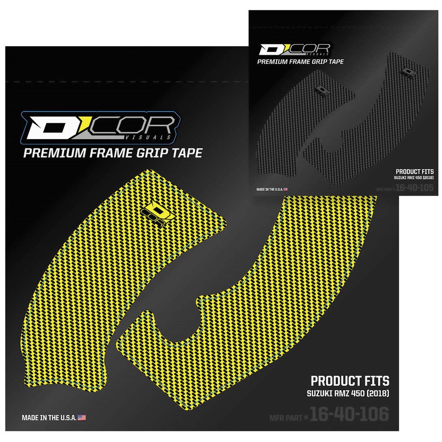 D'Cor Frame Grip Guard Decal Yellow [MPN: 16-40-106]_67080