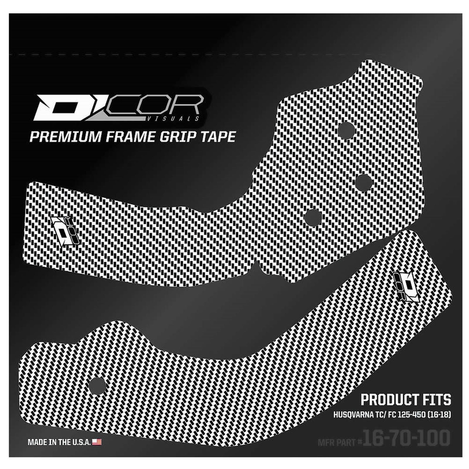 D'Cor Frame Grip Guard Decal White [MPN: 16-70-100]_67089