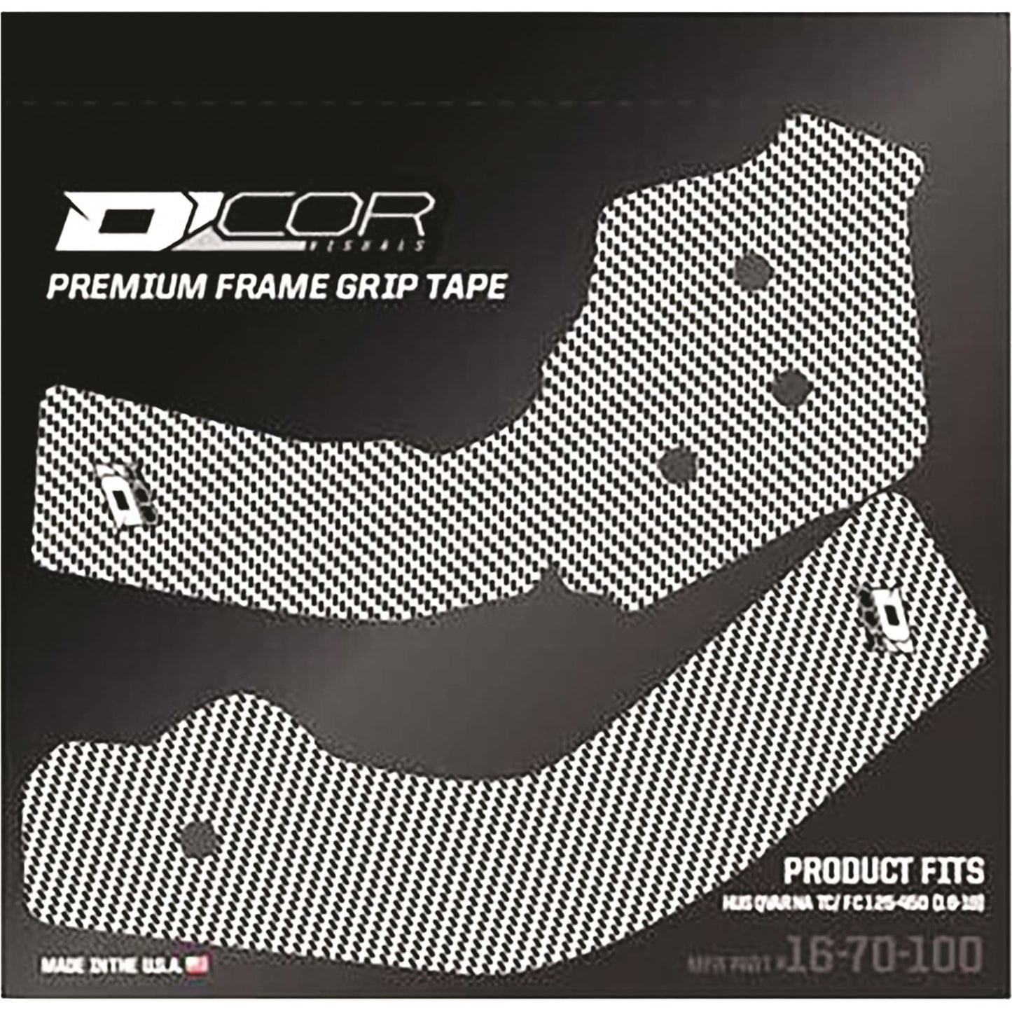D'Cor Frame Grip Guard Decal White [MPN: 16-70-100]_67090