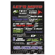 D'Cor Kids MOTO Talk Decal Sheet [MPN: 40-90-114]_67111