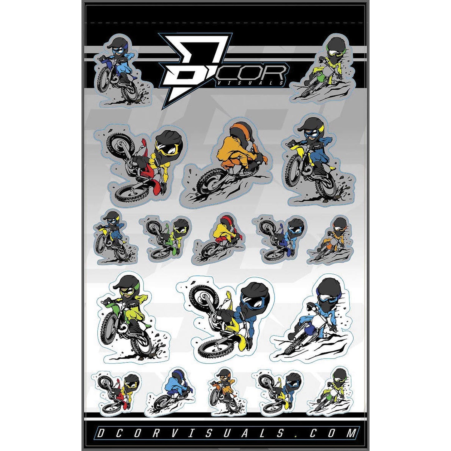 D'Cor Kids Charicature Decal Sheet 4 Mil [MPN: 40-90-115]_67112