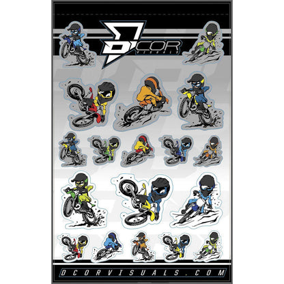 D'Cor Kids Charicature Decal Sheet 4 Mil [MPN: 40-90-115]_67112
