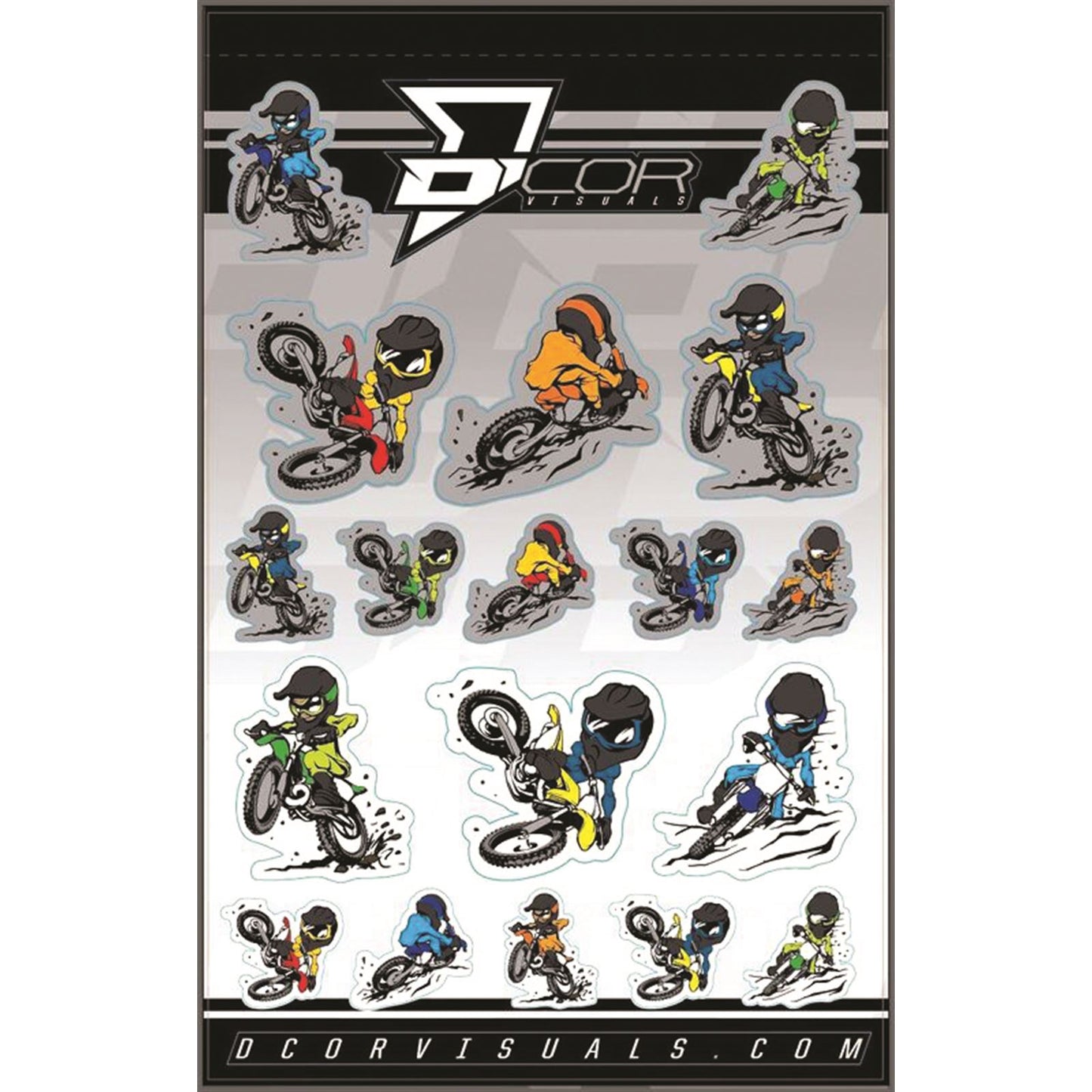 D'Cor Kids Charicature Decal Sheet 4 Mil [MPN: 40-90-115]_67113