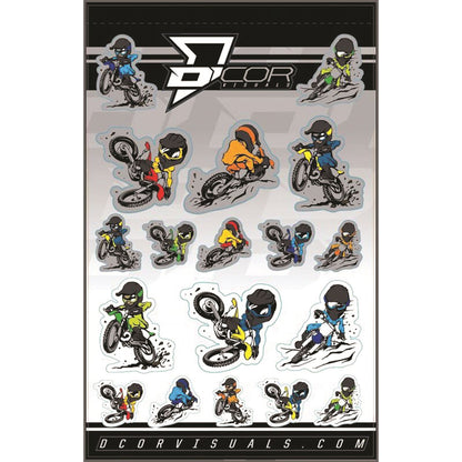 D'Cor Kids Charicature Decal Sheet 4 Mil [MPN: 40-90-115]_67113