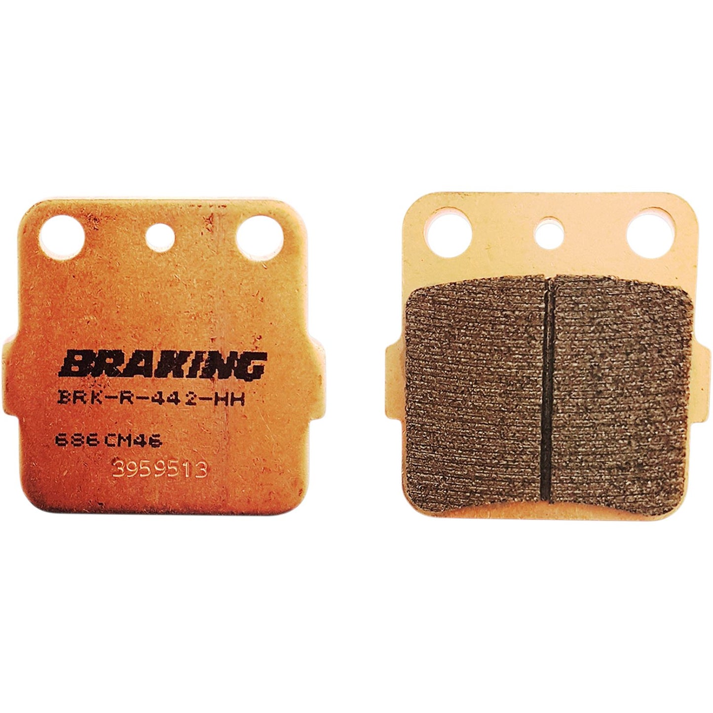 Braking Brake Pad Set Sintered High Performance [MPN: 686CM46]_355800