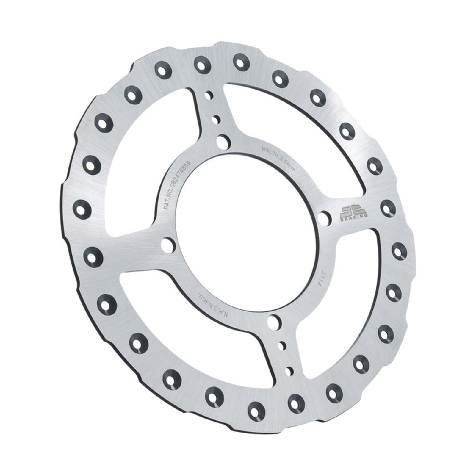 JT Sprockets Front Brake Rotor SS Self Cleaning for Kawasaki JTD2114SC01_67198