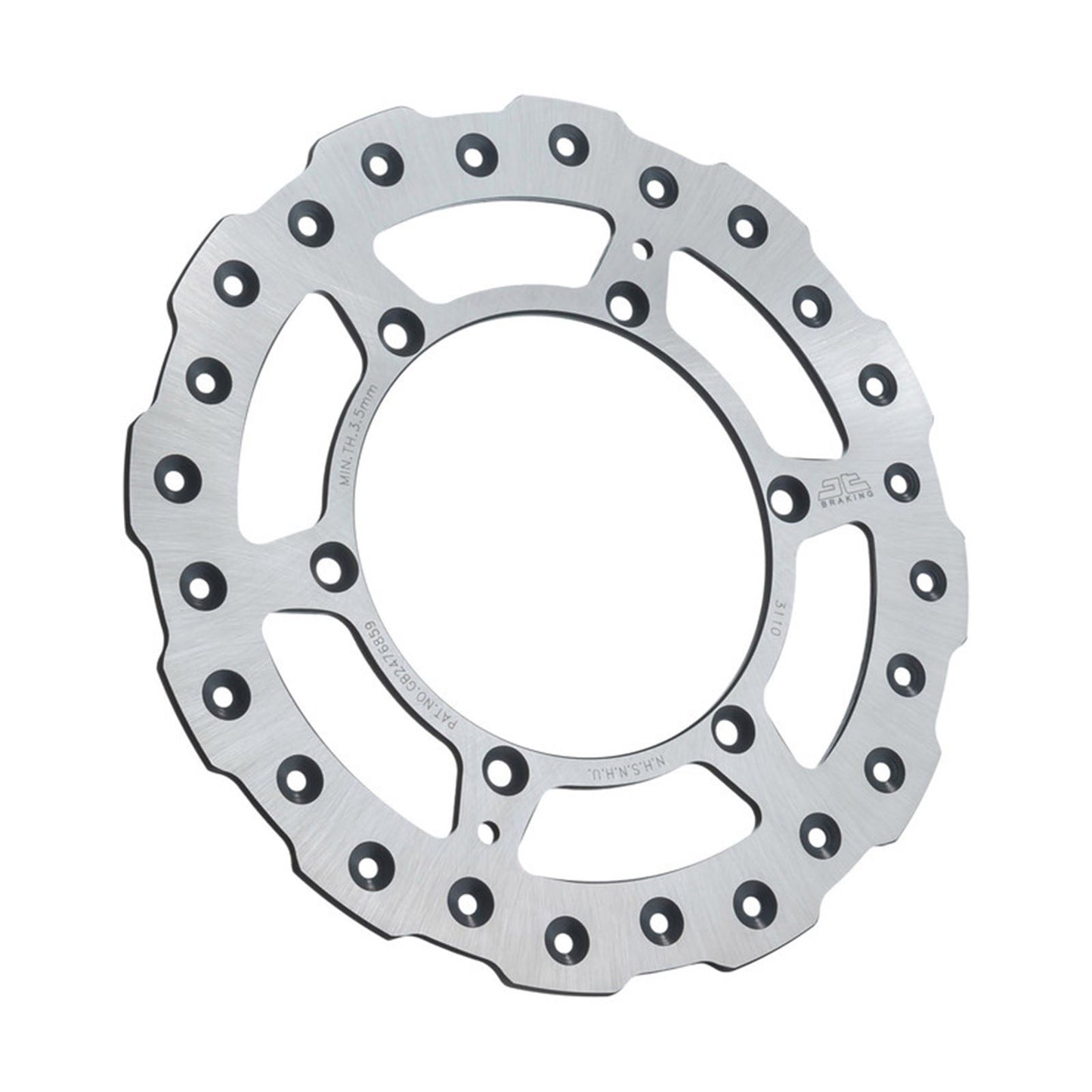 JT Sprockets Rear Brake Rotor for Suzuki JTD3110SC01_67211