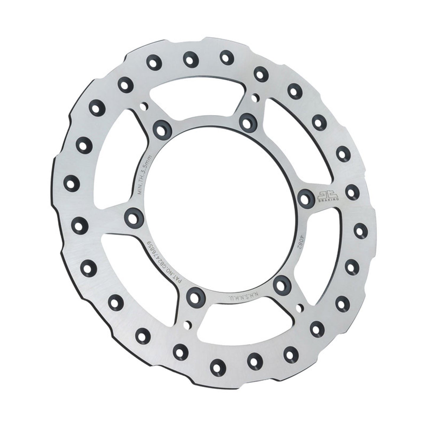 JT Sprockets Rear Brake Rotor for Yamaha JTD4062SC01_67218