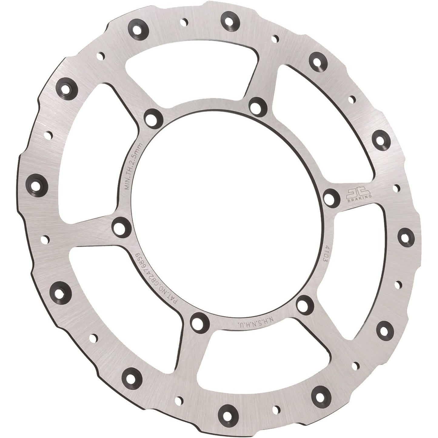 JT Sprockets Front Brake Rotor for Yamaha JTD4103SC01_67220