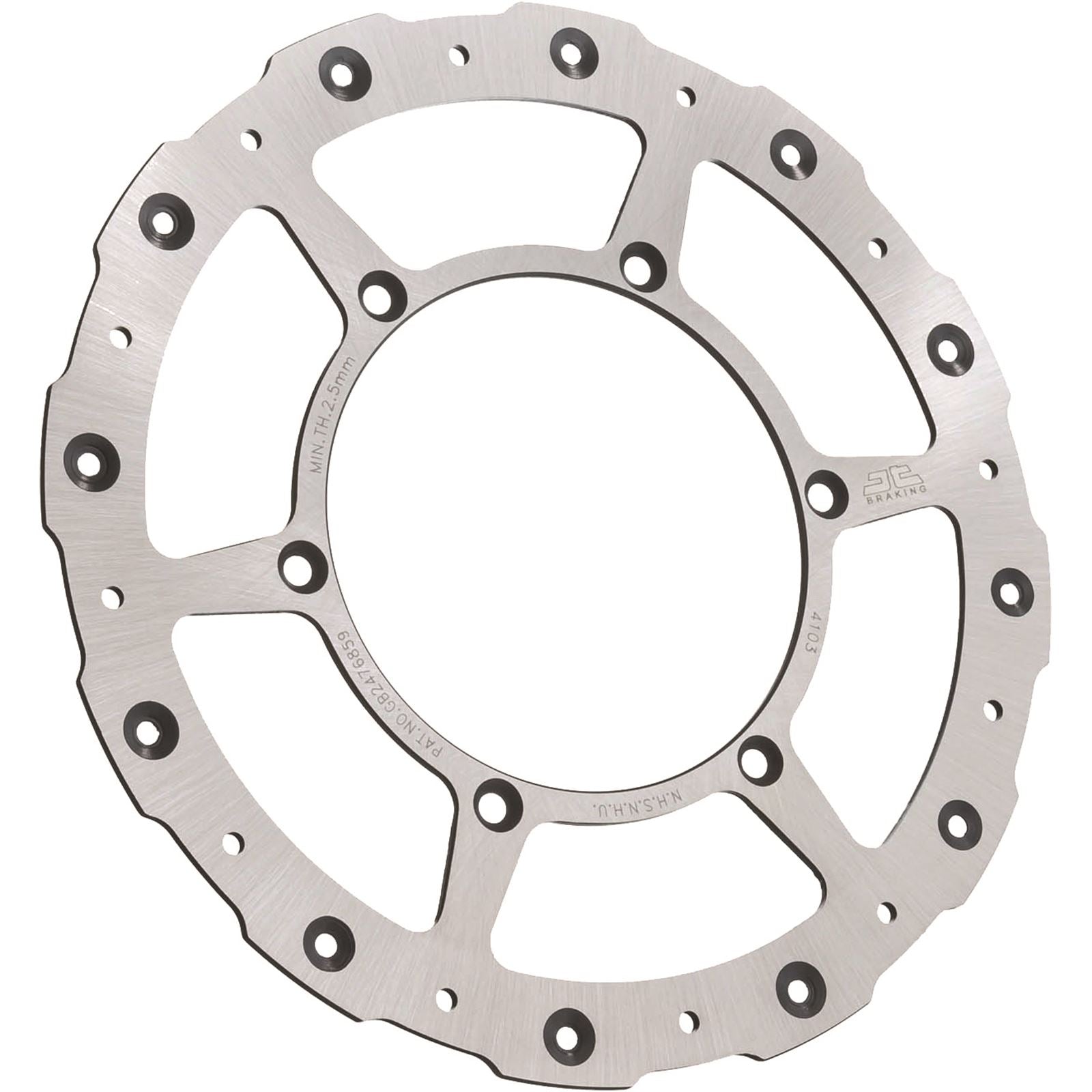 JT Sprockets Front Brake Rotor for Yamaha JTD4103SC01_67220