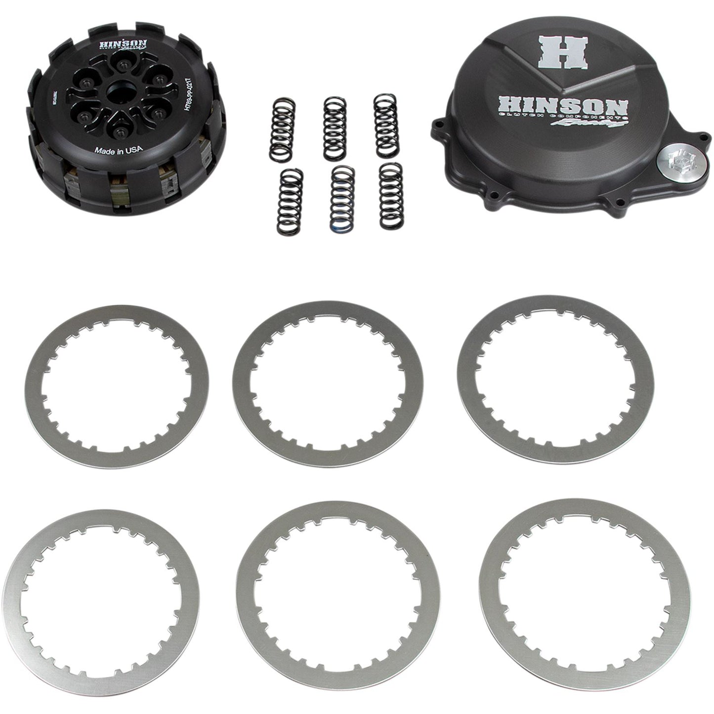 Hinson Complete Clutch Kit 7 Plate fits Honda CRF 450R/RX [MPN: HC789-1703]_393919
