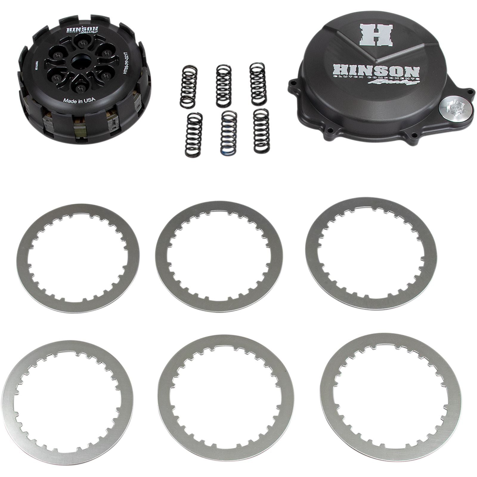 Hinson Complete Clutch Kit 7 Plate fits Honda CRF 450R/RX [MPN: HC789-1703]_393919