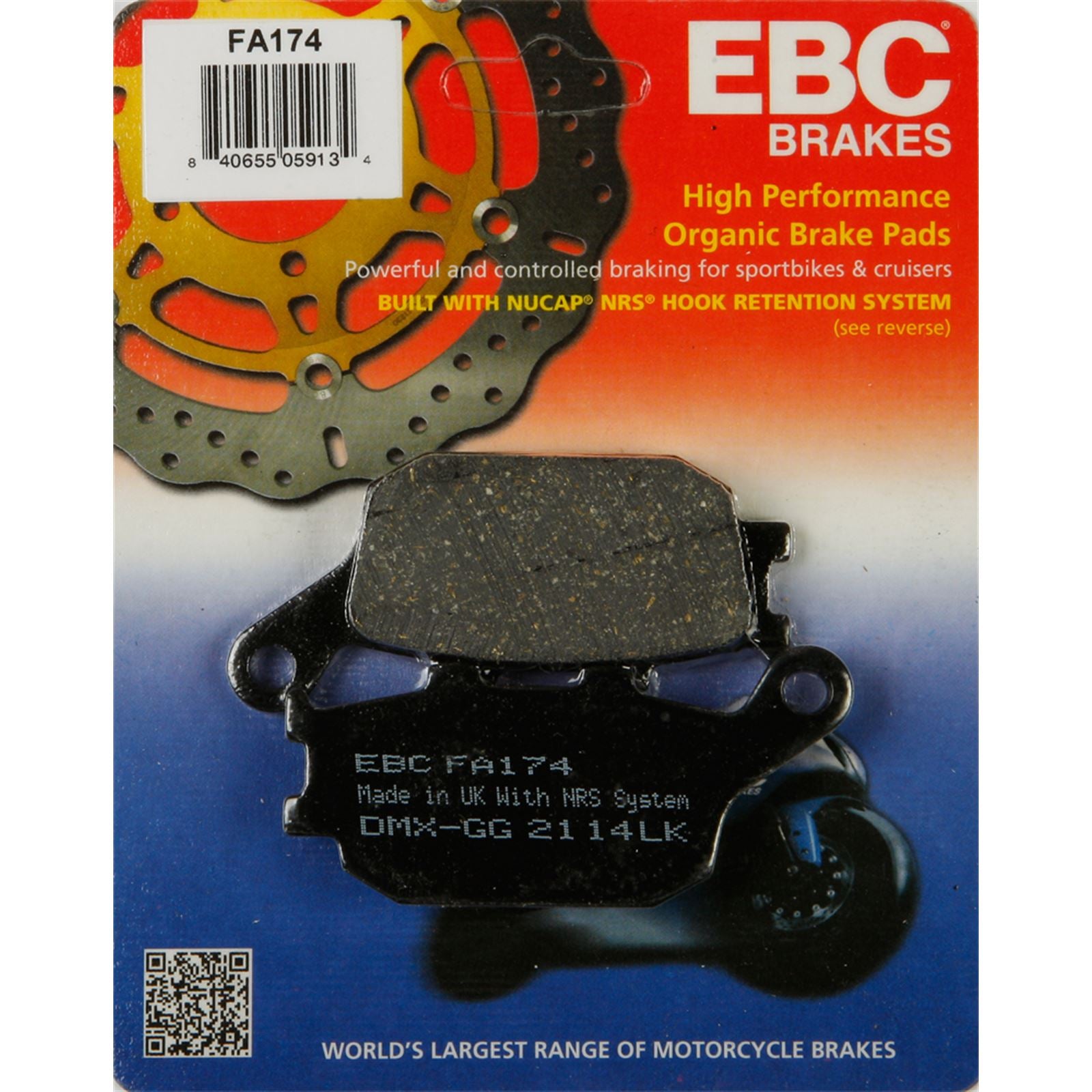 EBC Brakes Brake Pads FA174_69223