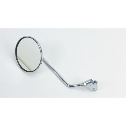 2FastMoto 8mm thread  X 10 1/2" Long Stem 4" Round Right Side Mirror For Honda 12-10040rf_1138645