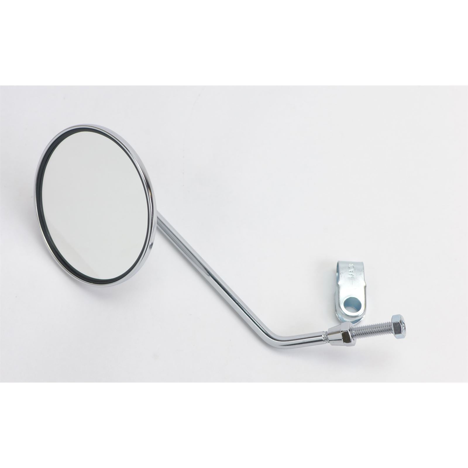 2FastMoto 8mm thread  X 10 1/2" Long Stem 4" Round Right Side Mirror For Honda 12-10040rf_1138647