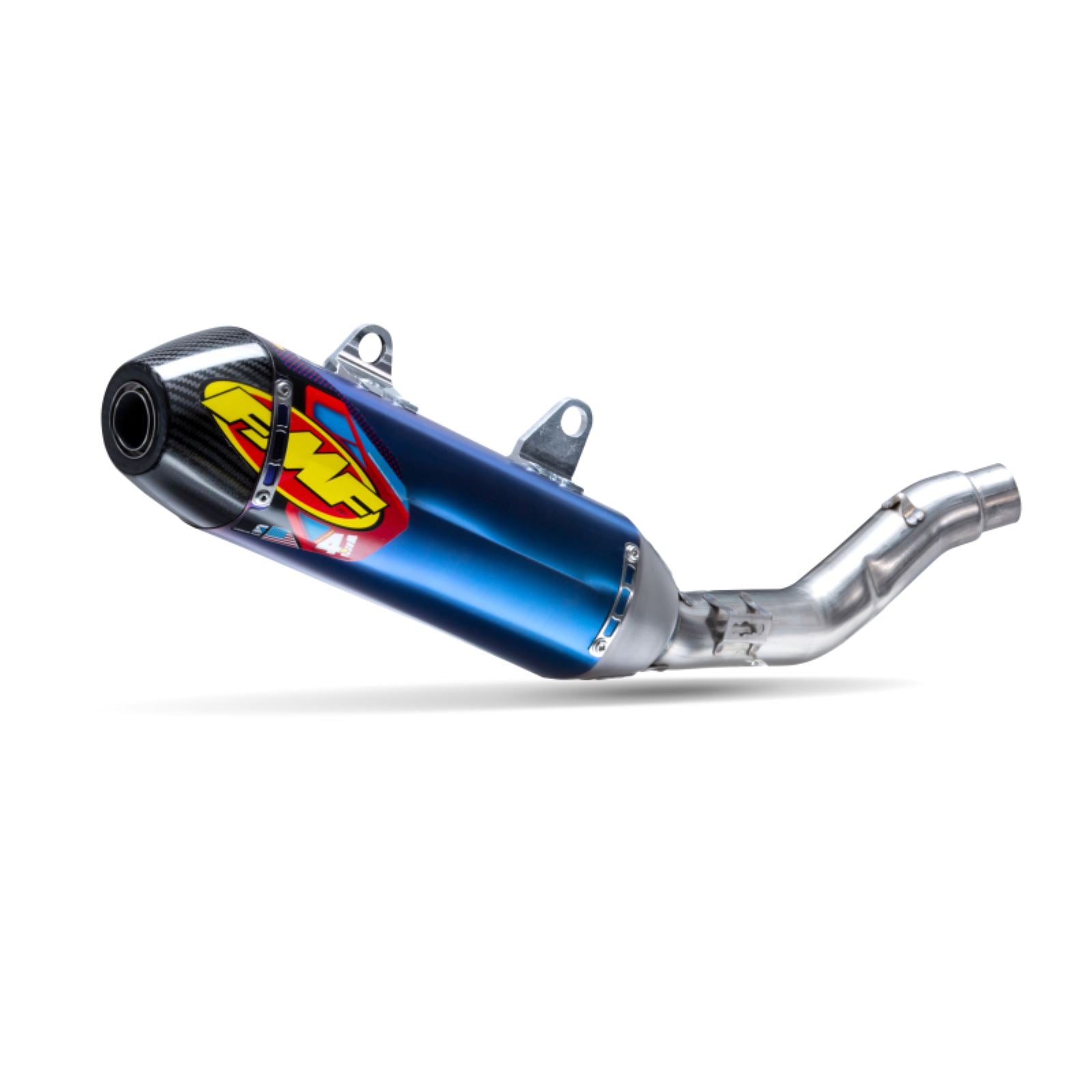 FMF Racing Factory 4.1 RCT Slip Muffler Anodized Titanium with Carbon Cap YZ450F 044445_1459473