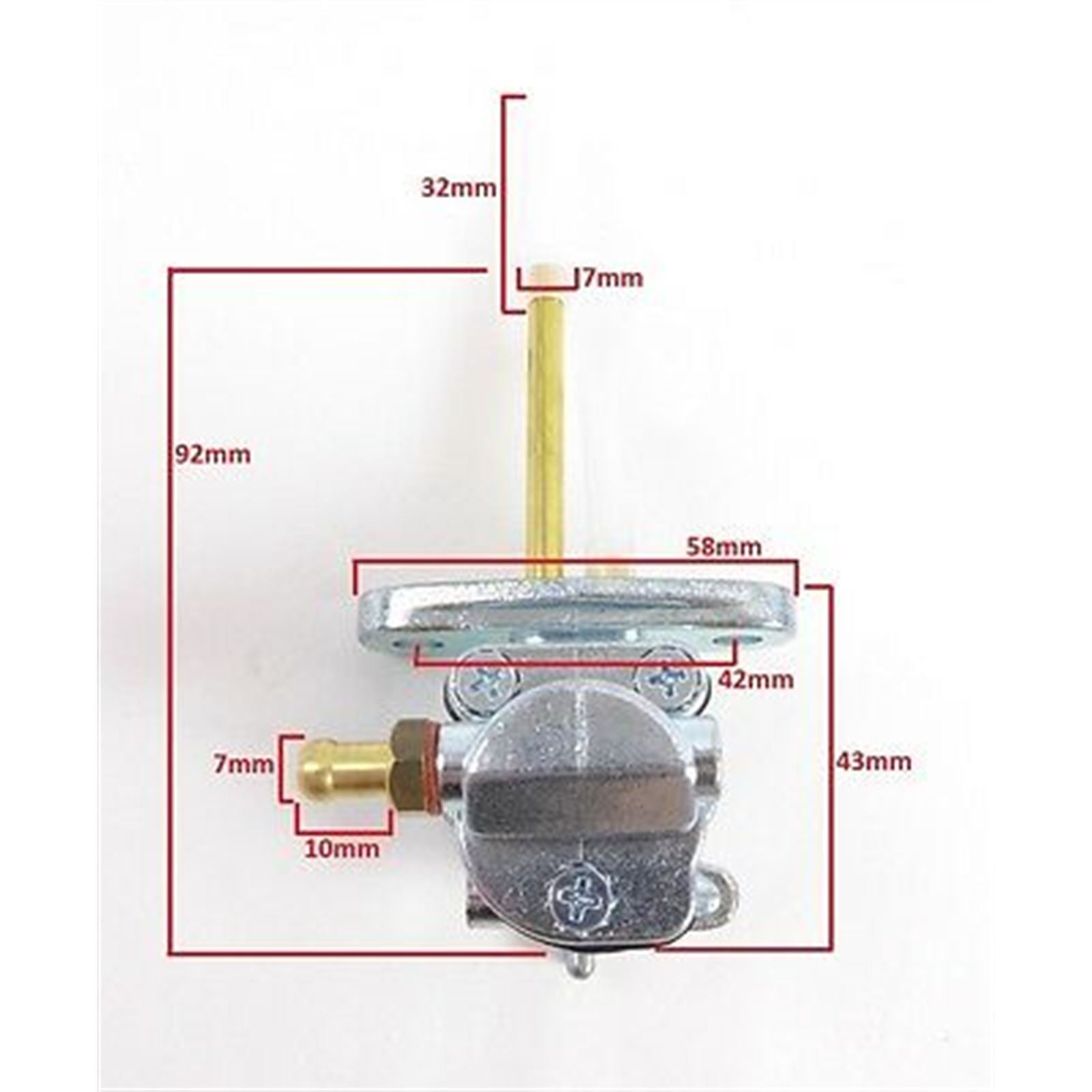 2FastMoto Fuel Tank Valve Petcock Left Side for YamahaTX  XS 1, 2, 500, 650  [MPN: 447-24500-02]_655760