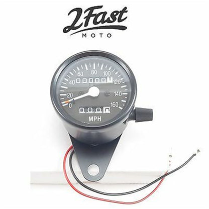 2FastMoto Speedometer Gauge Custom Analog for Most Motorcycles [MPN: 14-20141B]_635236