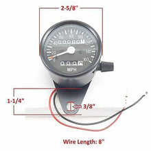2FastMoto Speedometer Gauge Custom Analog for Most Motorcycles [MPN: 14-20141B]_635220