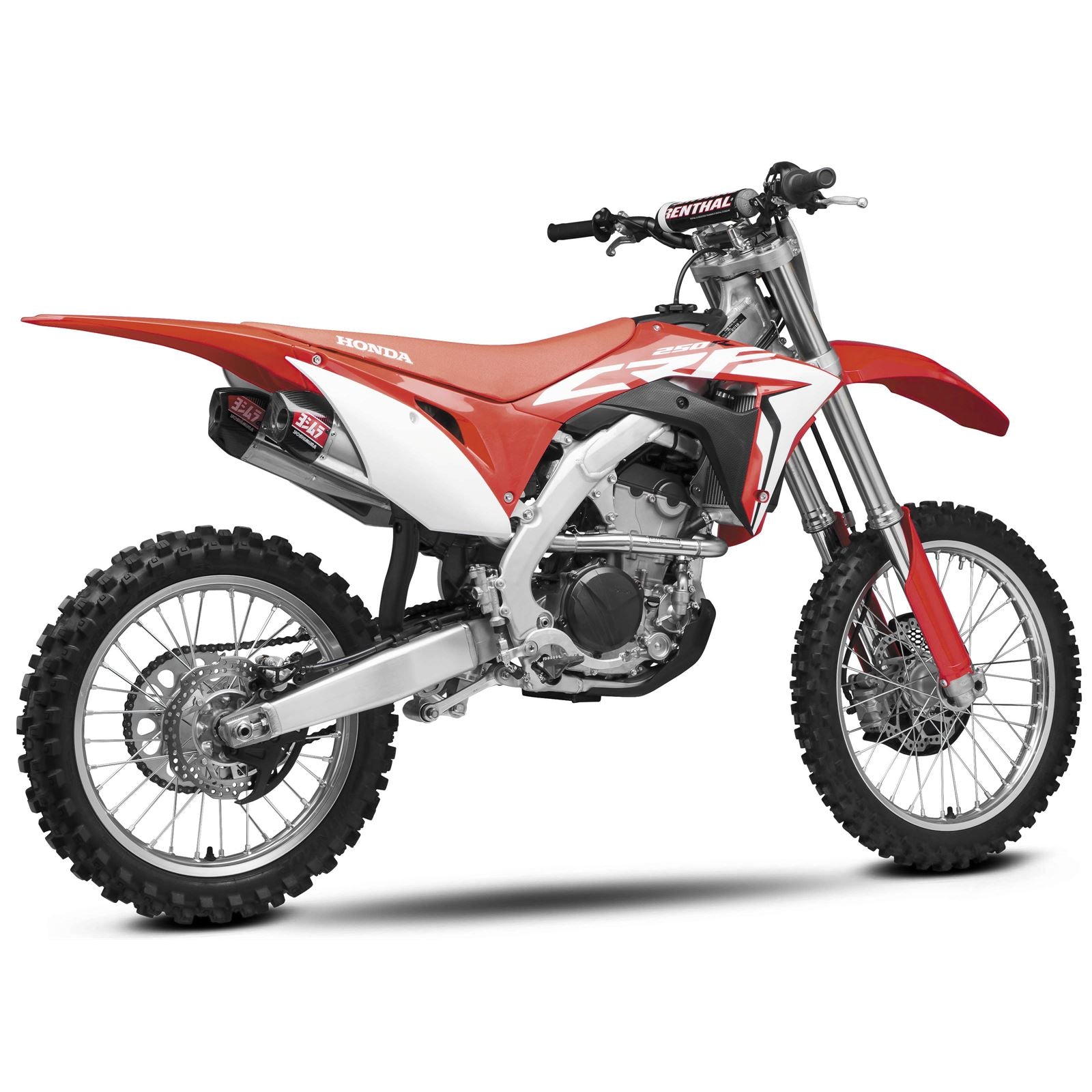 Yoshimura RS-9 Header/Canister/End Cap Exhaust Dual System SS-AL-CF 22843AR520_69380