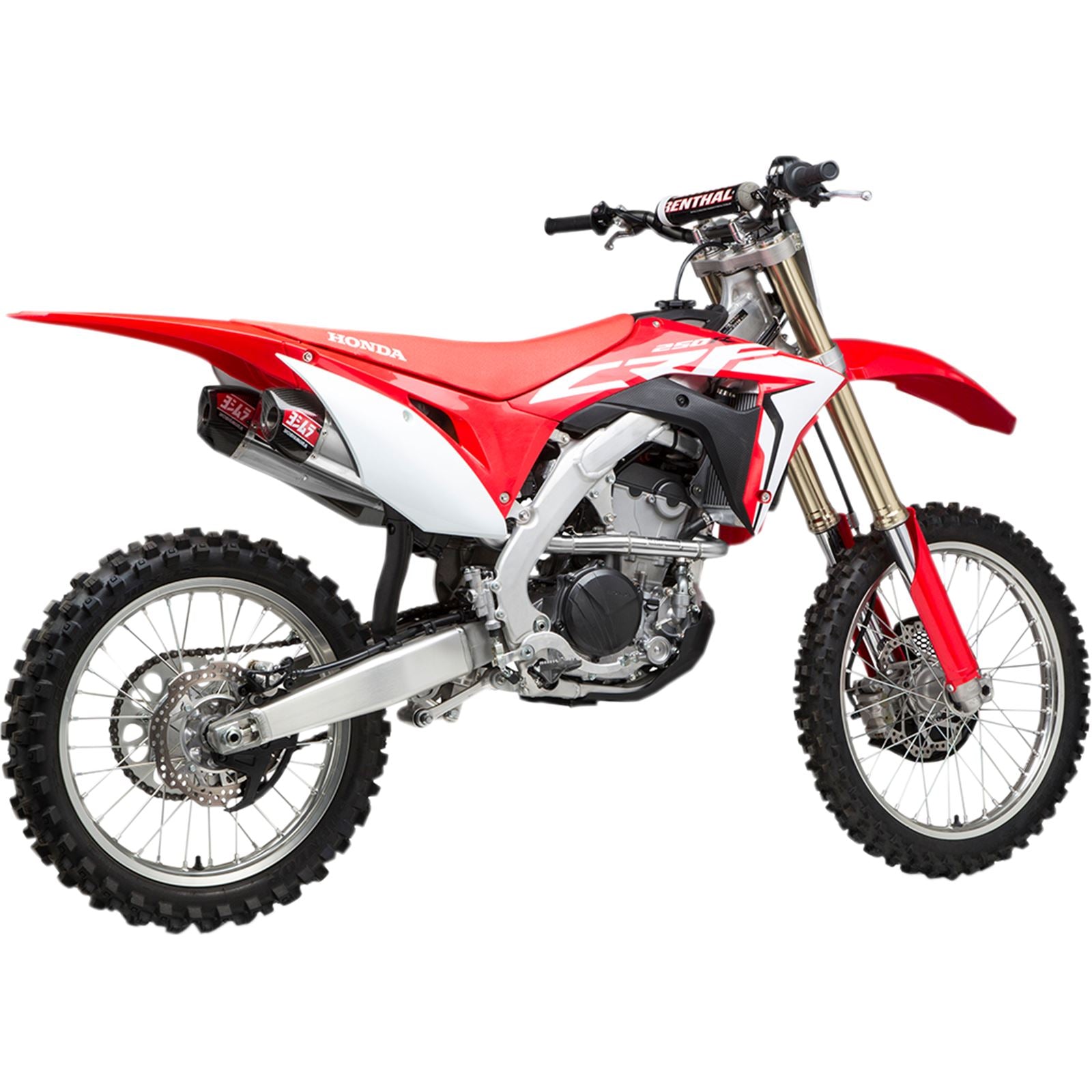 Yoshimura RS-9 Header/Canister/End Cap Exhaust Dual System SS-AL-CF 22843AR520_500942