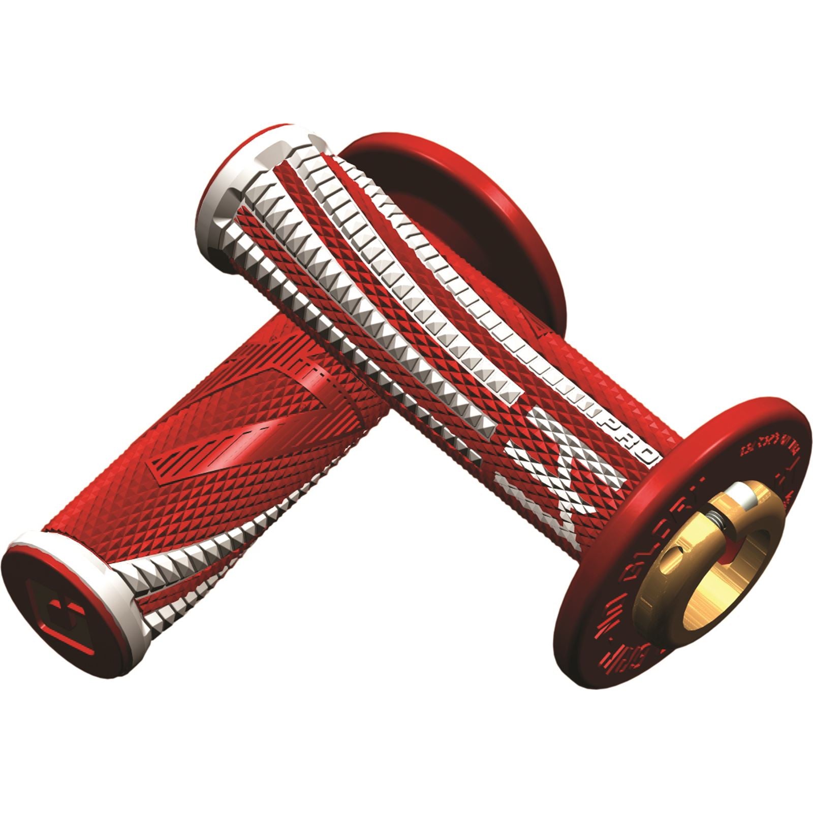 ODI Emig Pro V2 Lock-On Grip Red/White [MPN: H36EPRW]_69552