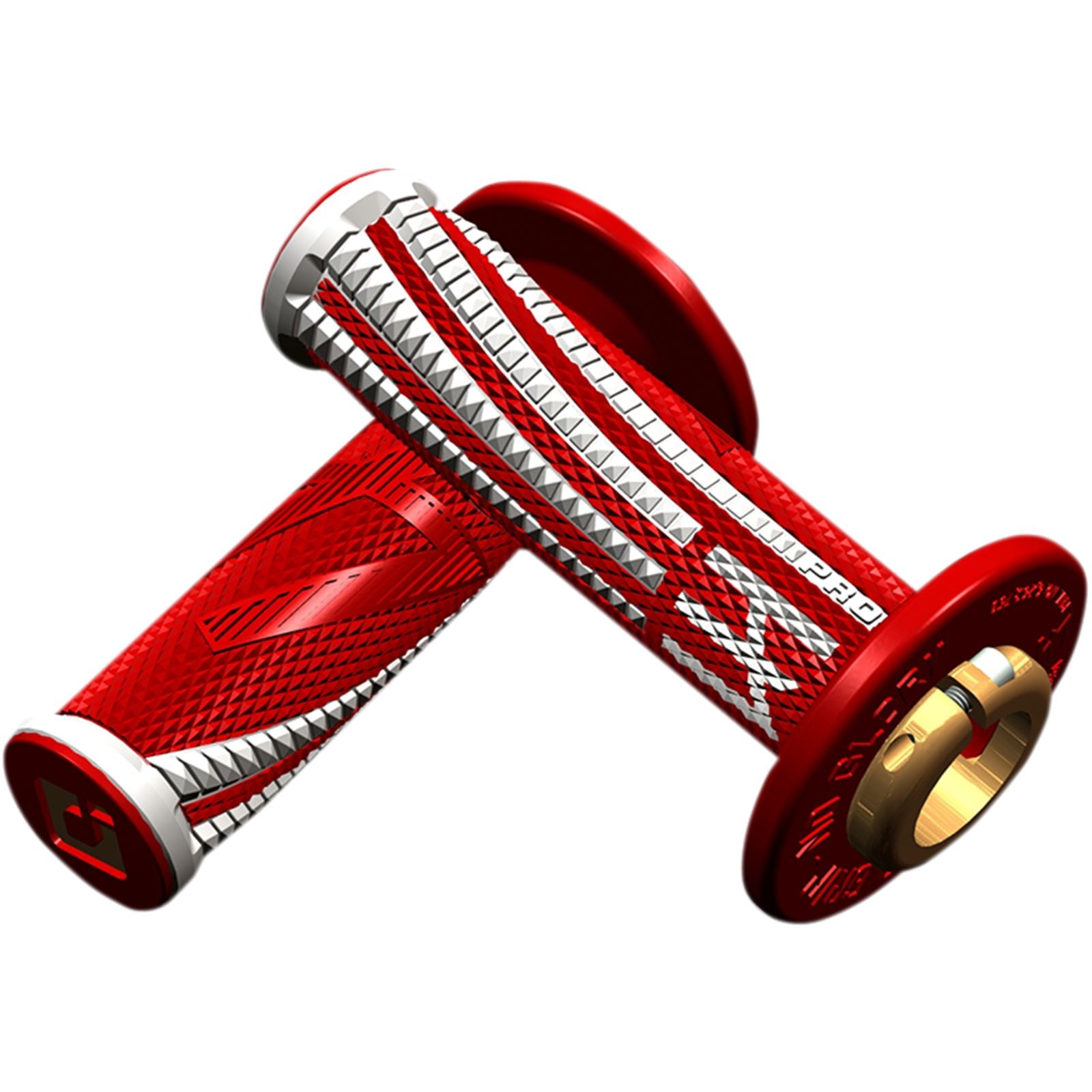 ODI Emig Pro V2 Lock-On Grip Red/White [MPN: H36EPRW]_450745