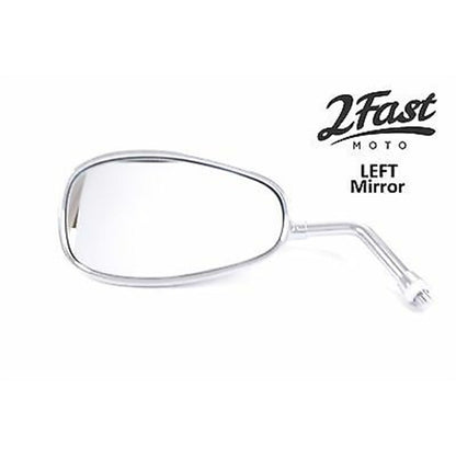 2FastMoto  Left Hand Side Chrome Mirror for Yamaha V Star Road Star Royal Star 20-86834_655211
