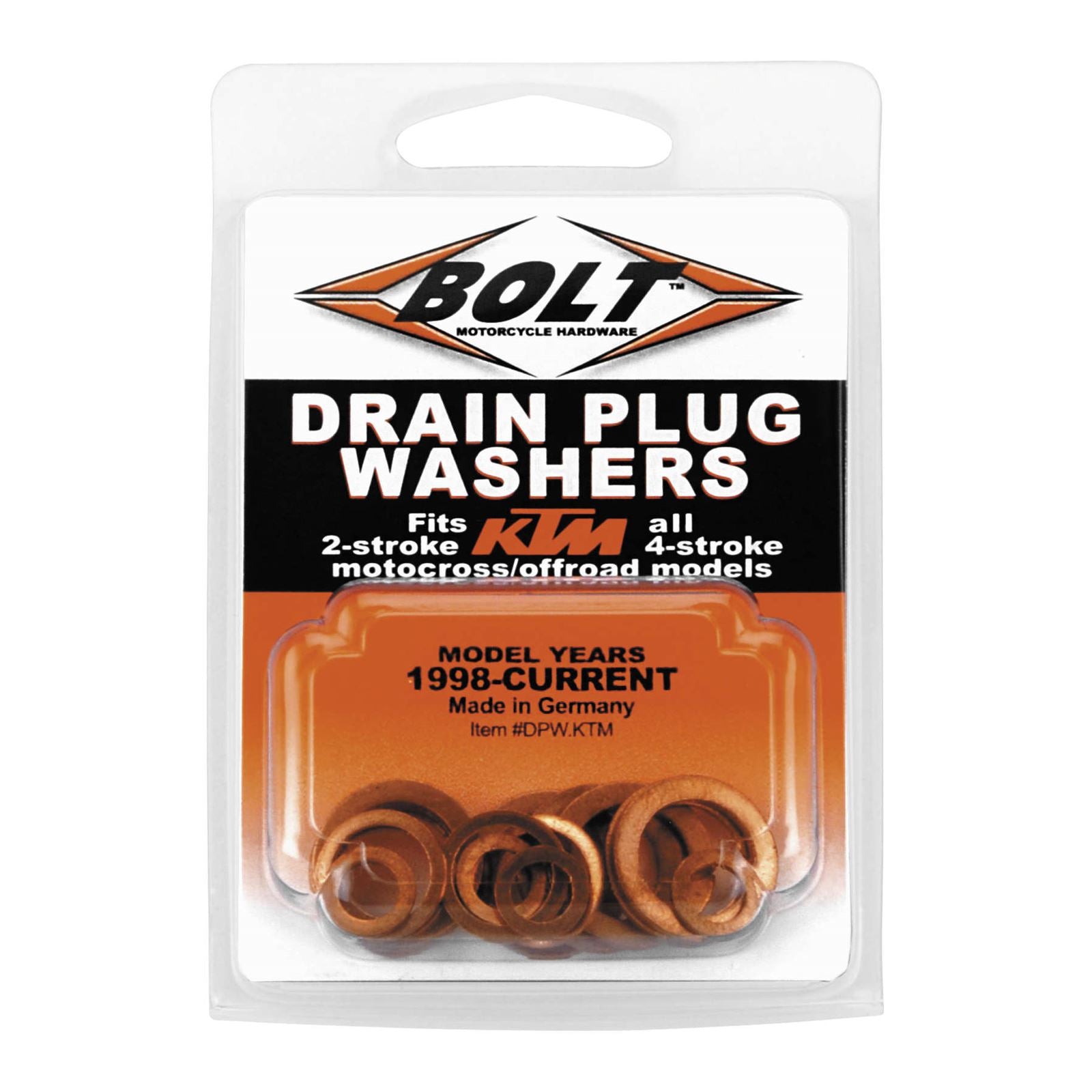 Bolt MC Hardware Drain Plug Washers 2/4-Stroke Models for KTM DPW.KTM_69716