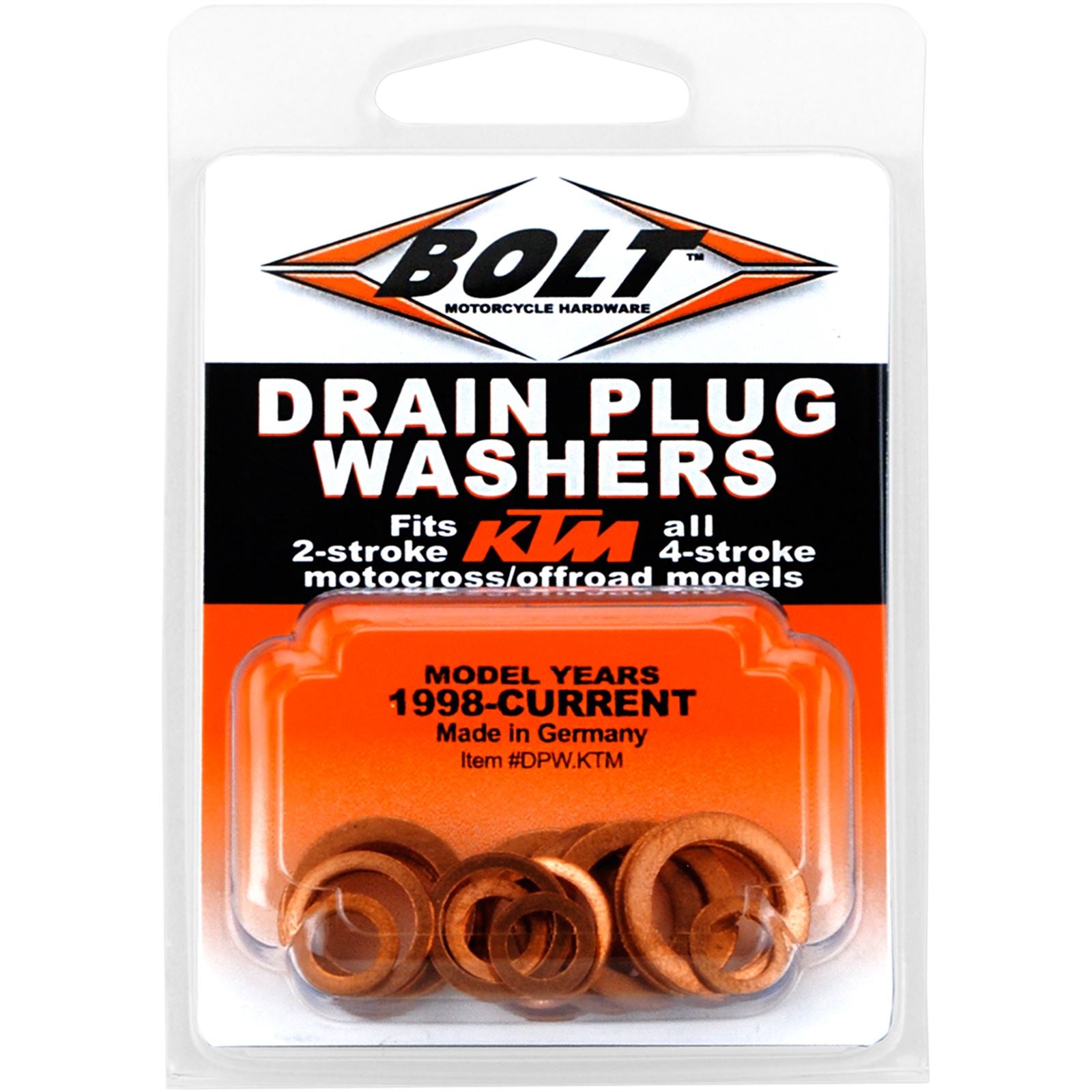 Bolt MC Hardware Drain Plug Washers 2/4-Stroke Models for KTM DPW.KTM_354195