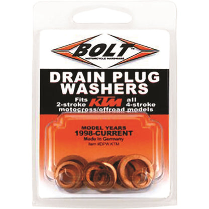 Bolt MC Hardware Drain Plug Washers 2/4-Stroke Models for KTM DPW.KTM_69717