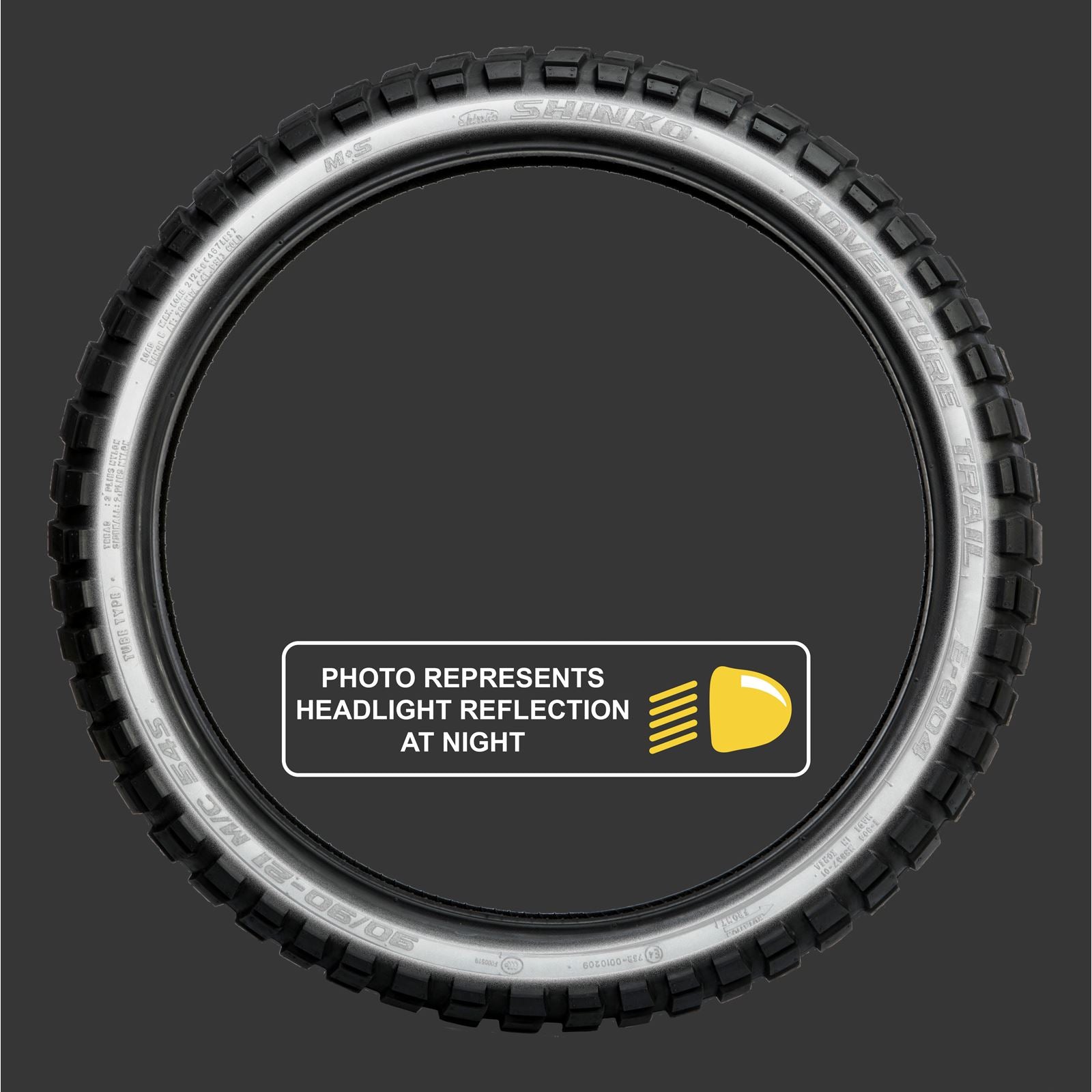 Shinko Tire 804 Dual Sport Front 90/90-21 54T Bias Ref [MPN: 87-4715]_69951