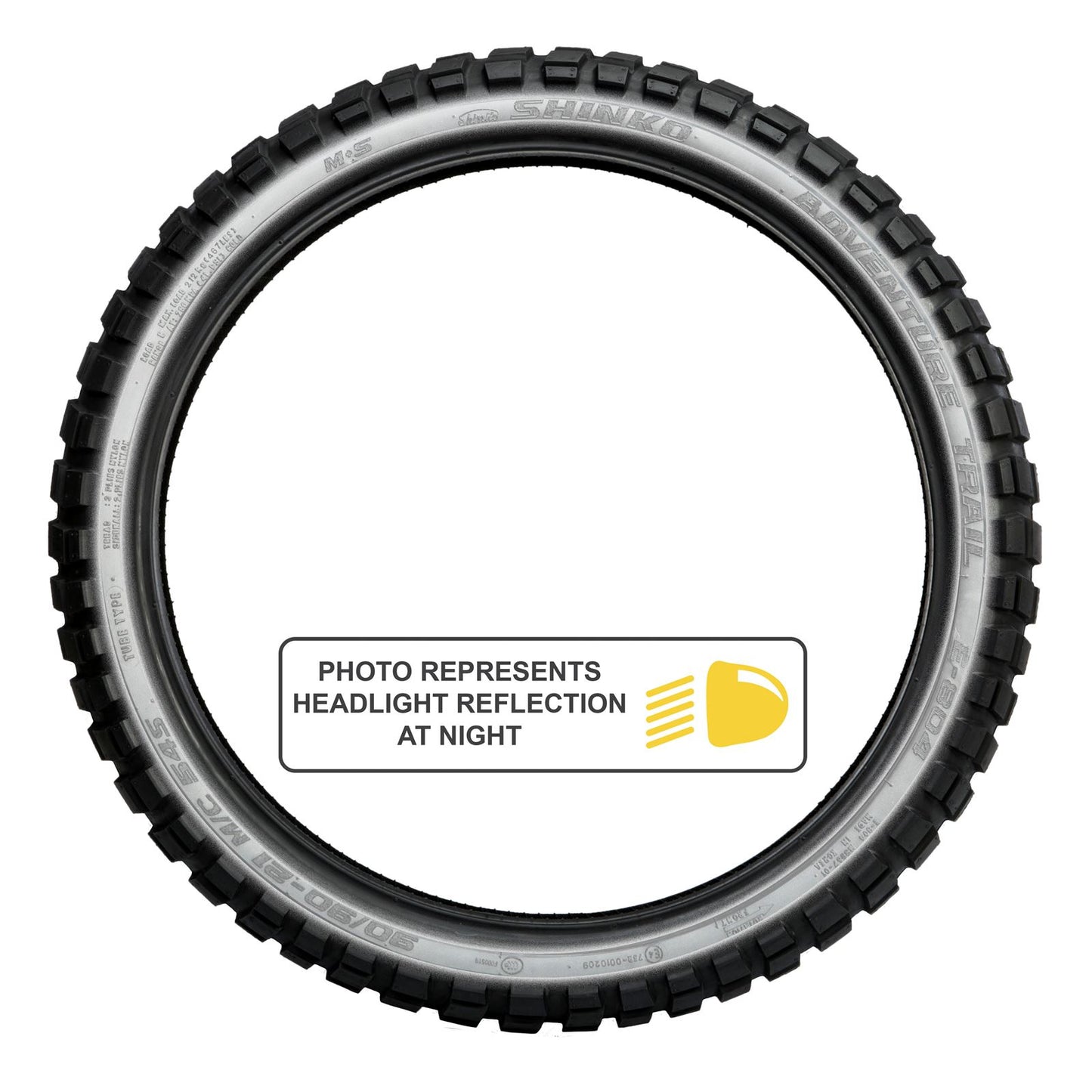 Shinko Tire 804 Dual Sport Front 90/90-21 54T Bias Ref [MPN: 87-4715]_69953