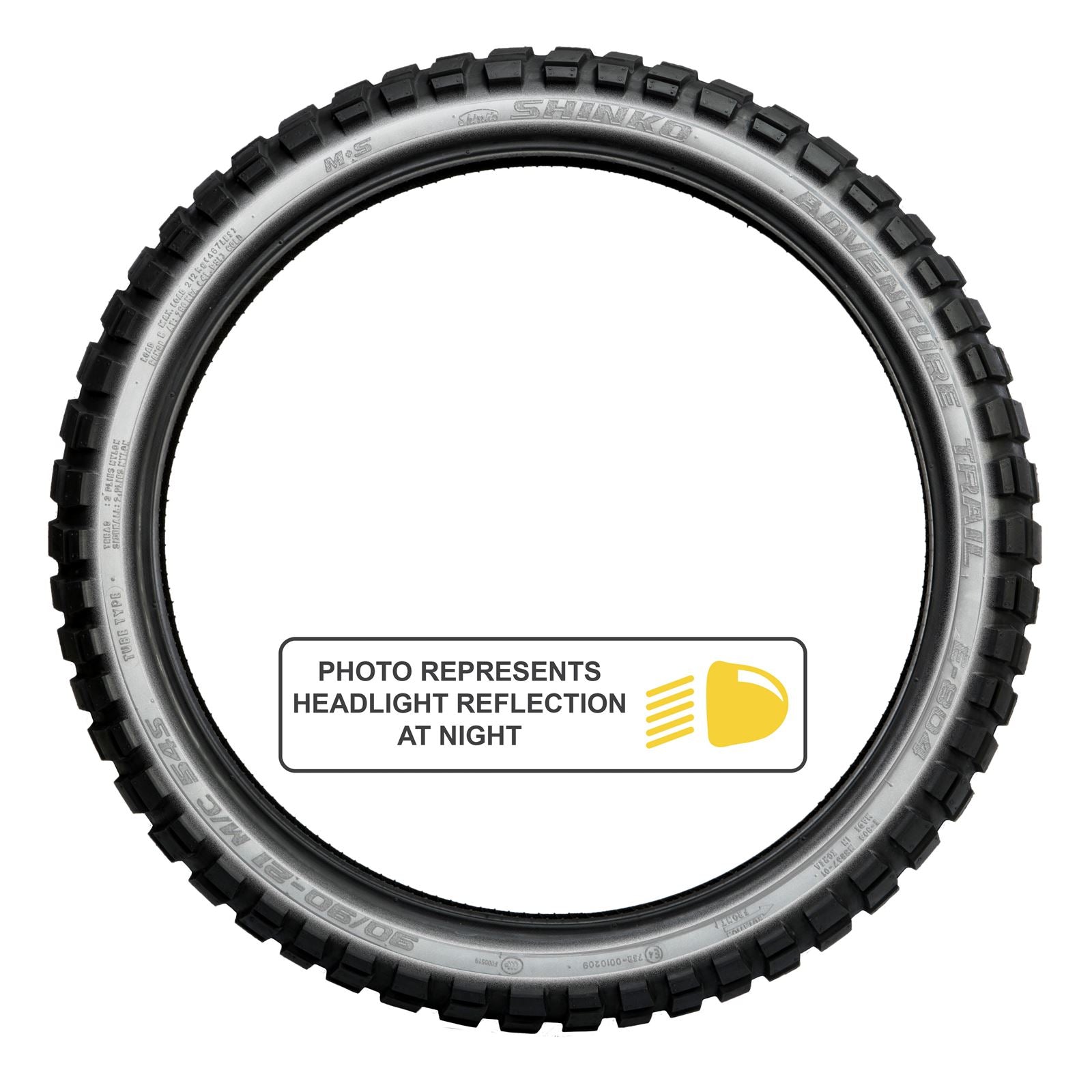 Shinko Tire 804 Dual Sport Front 90/90-21 54T Bias Ref [MPN: 87-4715]_69953