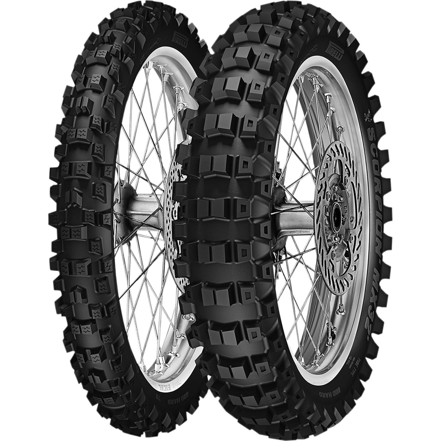 Pirelli - Powersports Tire MX32 Mid Hard Rear 100/90-19 57M Bias Tube Type 3107400_454048