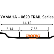 Woodys 4" Carbide Runners for Yamaha EYV3-0620_497671