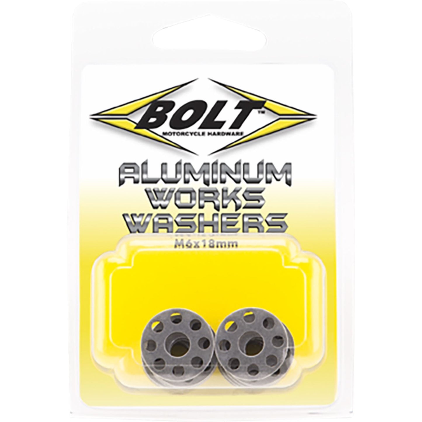 Bolt MC Hardware Aluminum Works Washers 18mm - 10/Pack 2009-AWW.18_1439583
