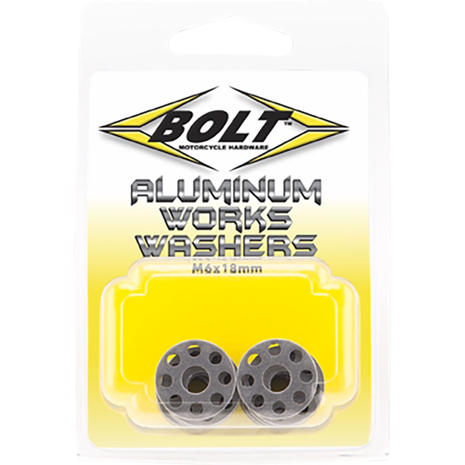 Bolt MC Hardware Aluminum Works Washers 18mm - 10/Pack 2009-AWW.18_1439583