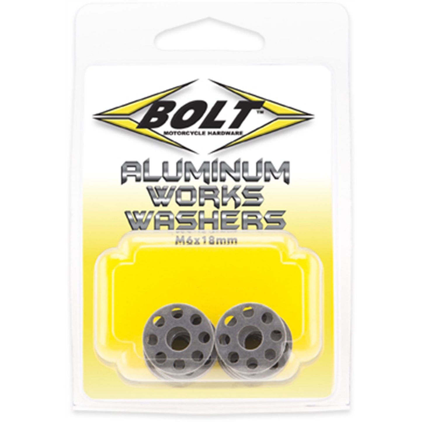 Bolt MC Hardware Aluminum Works Washers 18mm - 10/Pack 2009-AWW.18_1002279