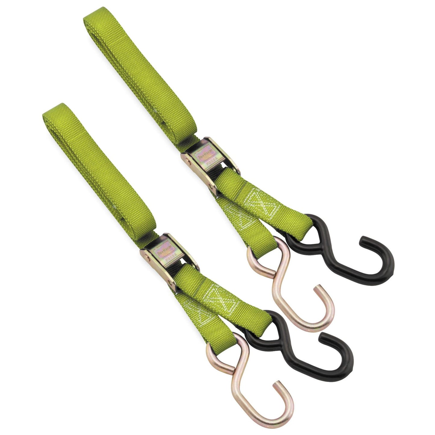 BikeMaster Standard Tie Downs and Bulk Tie Downs Green - 1'' x 72'' 100508_70569