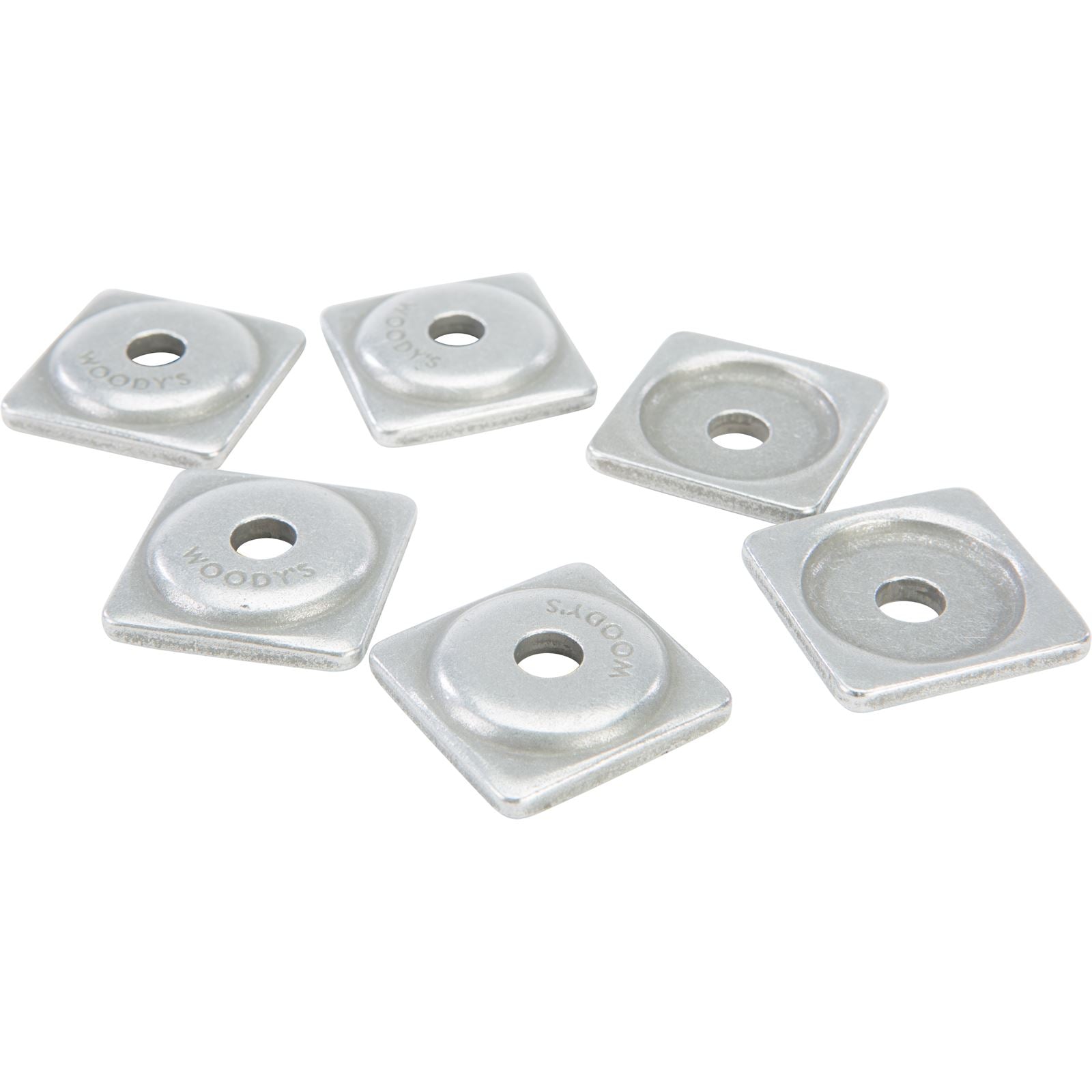 Woodys Digger Support Plate Square Aluminum - 6/Pack ASW2-3775-F_70611